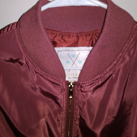 Style Me Los Angeles Small Jacket Rust Red - Picture 3 of 7